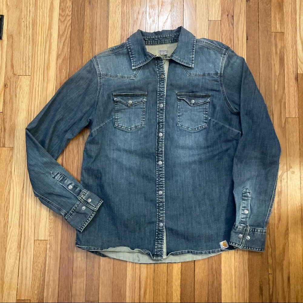 Carhartt Denim Button Down Shirt